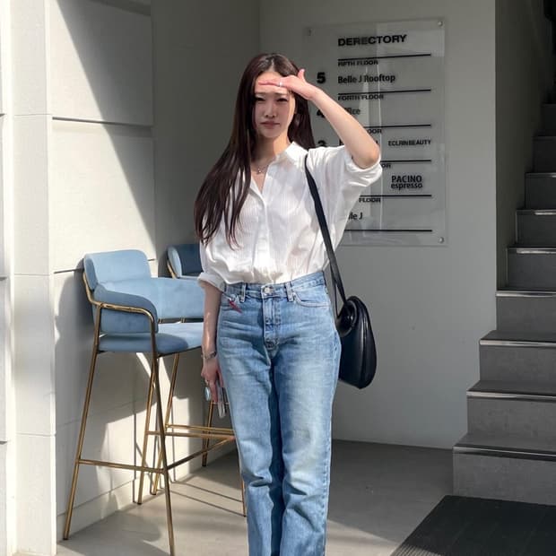 쉬이즈큐트 아쿠아데님 2사이즈 새상품