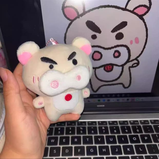 부리부리몬 코리락쿠마 짱구 인형 키링 가방인형