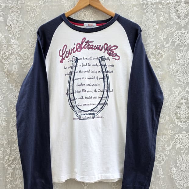 00s 리바이스 라글랑 티셔츠