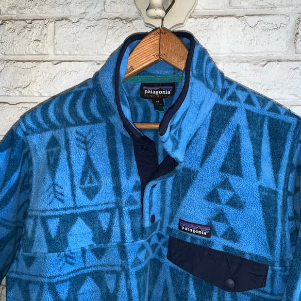 빈티지 파타고니아 신칠라 플리스 풀오버 xs