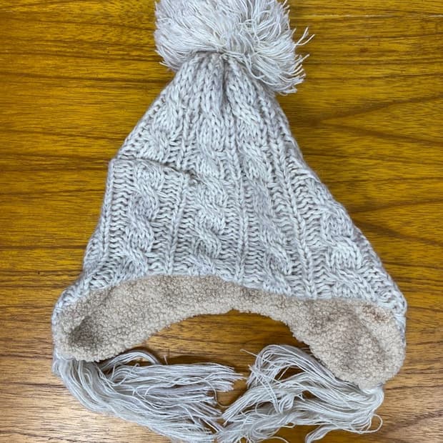 빈티지 이어플랩 비니