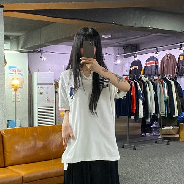 폴로랄프로렌 빅포니 넘버3 그리스 카라넥 반팔티 B4777 
