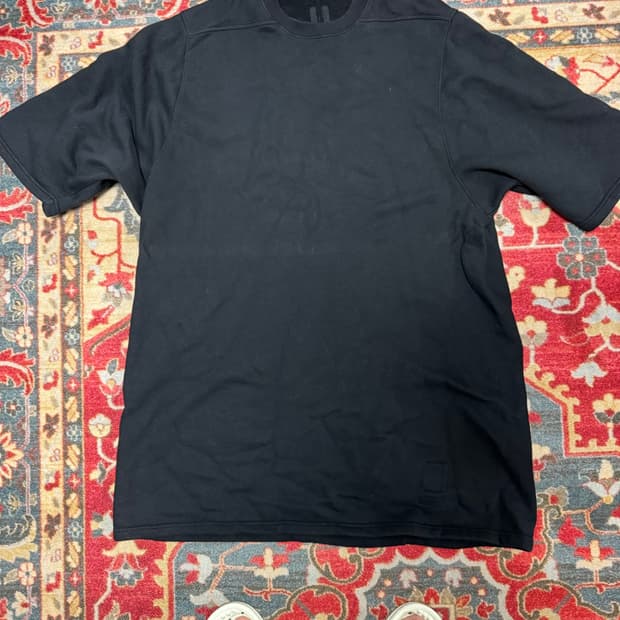 릭 오웬스 다크쉐도우 헤비 반팔 티셔츠