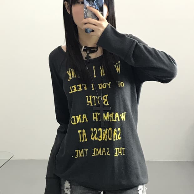 Jpn Graphic Long Sleeve T-Shirts