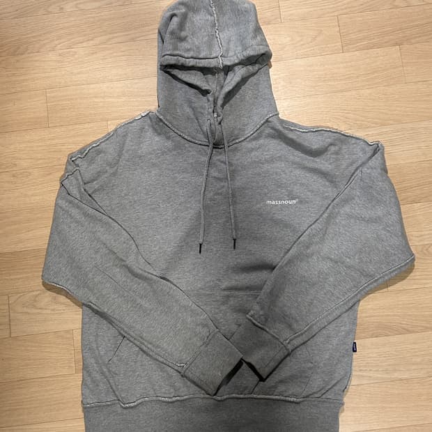 메스노운 회색 후드티