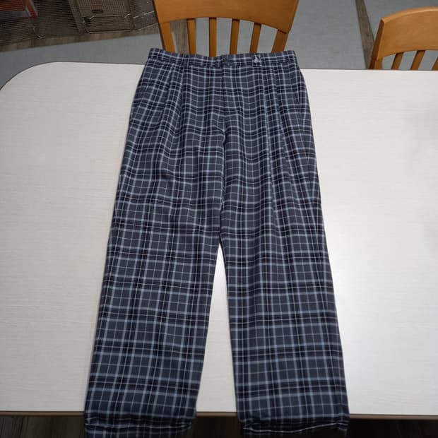 33 BEANPOLE GOLF 울 체크 골프바지 다크그레이 33-416