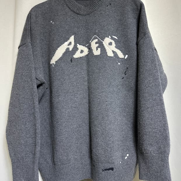 L, A1) 21fw 아더에러 로고 캐시미어 니트