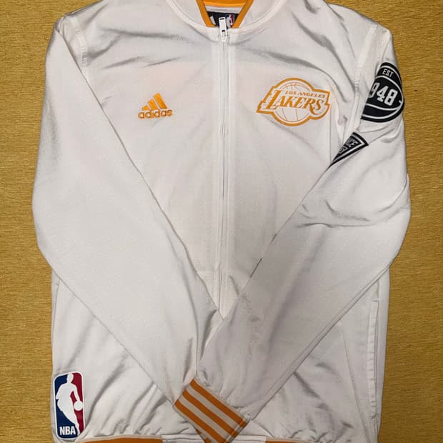 아디다스 LA레이커스 웜업 자켓 L