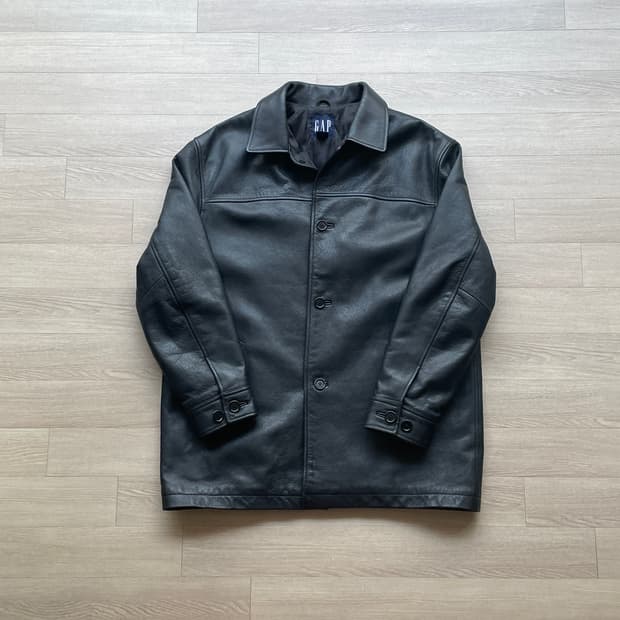 90s 올드갭 레더 카코트 gap carcoat