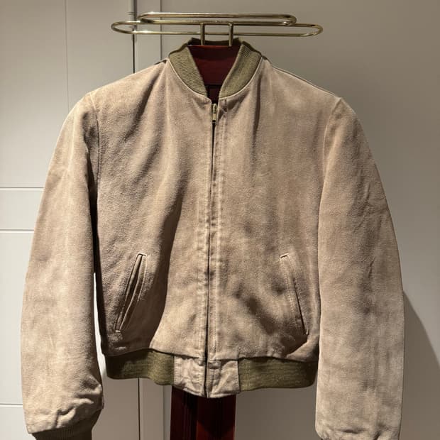 쇼트 스웨이드자켓