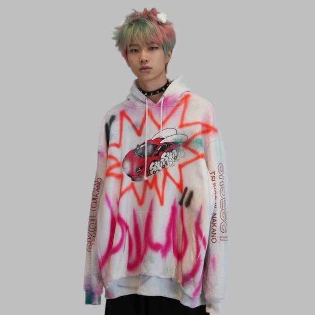 Skoloct 26ss 그래피티 기모후드105