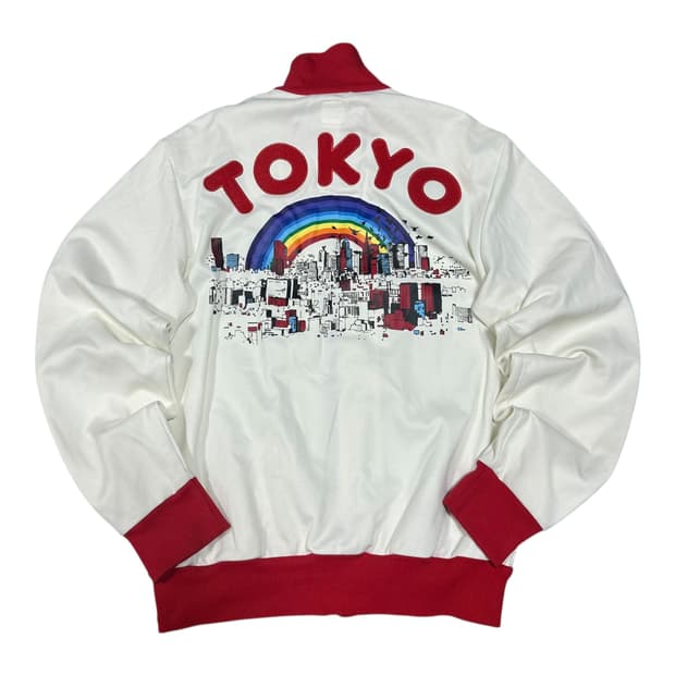 ✨ (바배) 아디다스 도쿄 화이트 레드 트랙탑 져지 