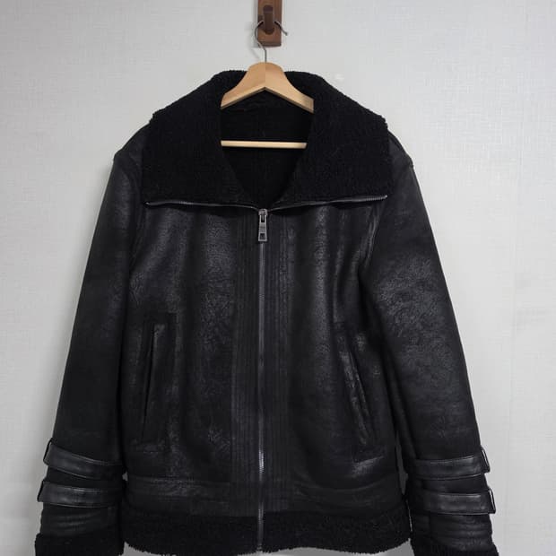 자라 스웨이드 무스탕 M