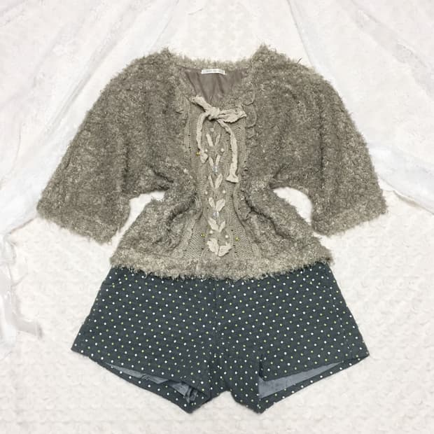 빈티지 엑시즈팜 퍼 탑