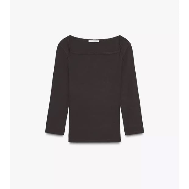 자라 코튼 모달 티셔츠 그레이(사진컬러X)