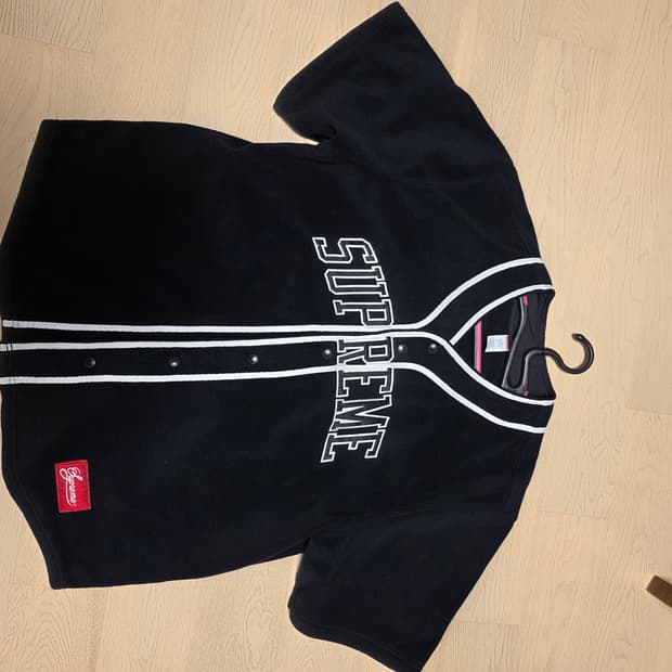 슈프림 베이스볼 저지  네이비