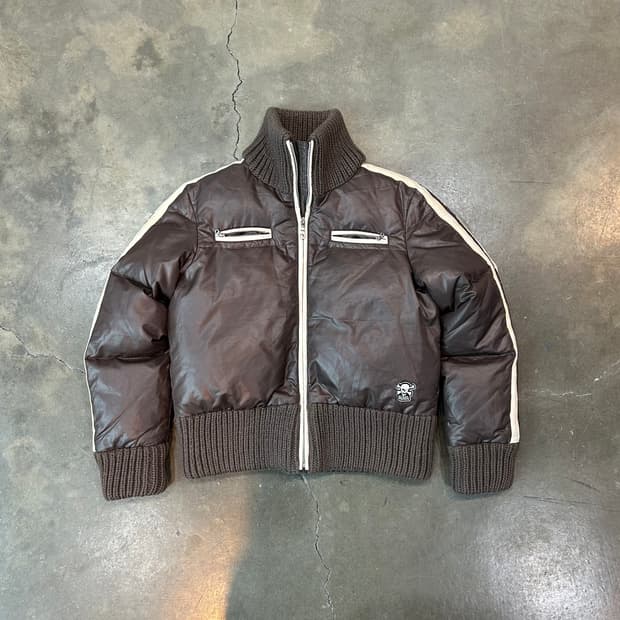 본더치 브라운 덕다운 패딩