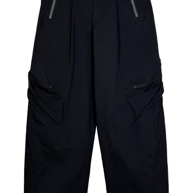 디프런티스 Draped Pocket Pants black 1사이즈