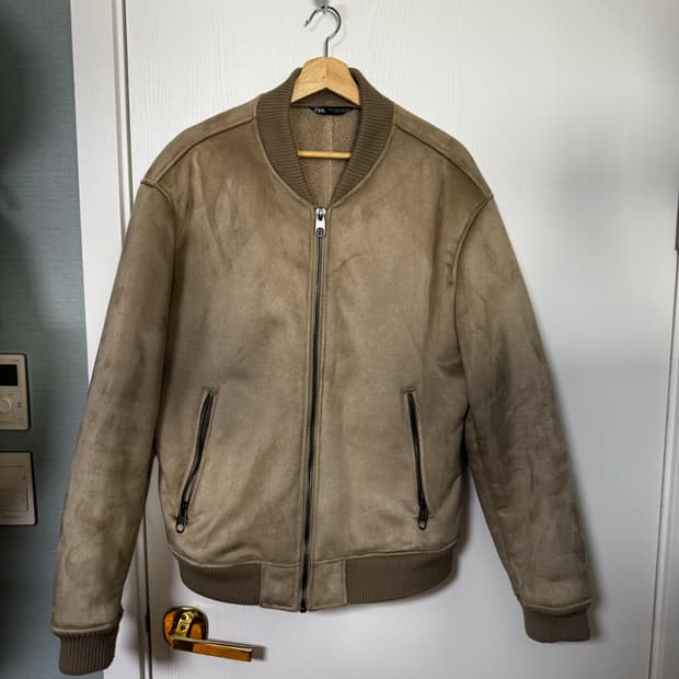 자라 스웨이드 쉐르파 자켓 XL