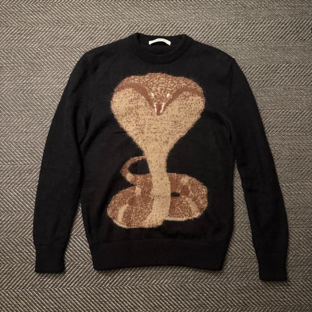 지방시 모헤어 코브라 니트 S