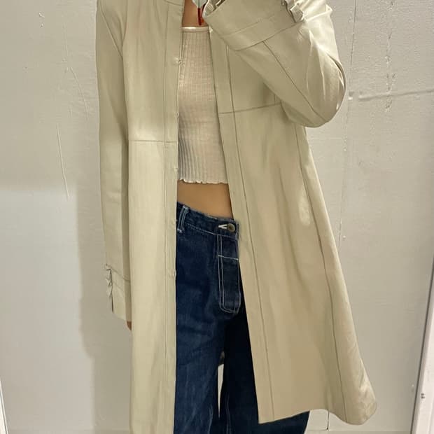 BALMAIN lambskin coat