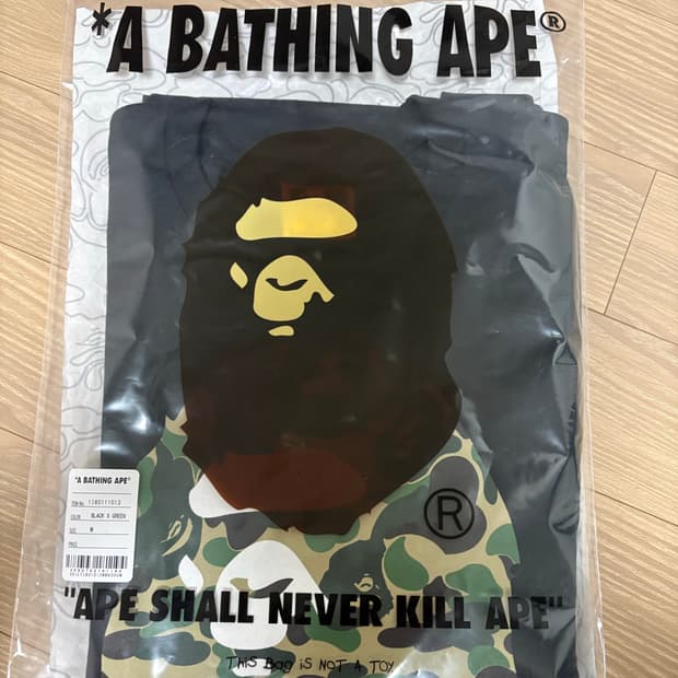 베이프 abc 카모 롱슬리브