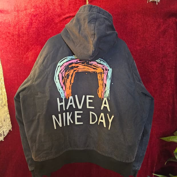 나이키(Nike)빈티지 커스텀 디트로이트 후드 자켓 L size