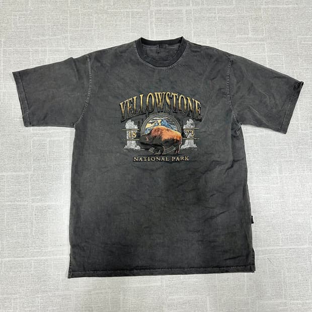 옐로우스톤 버팔로 반팔 