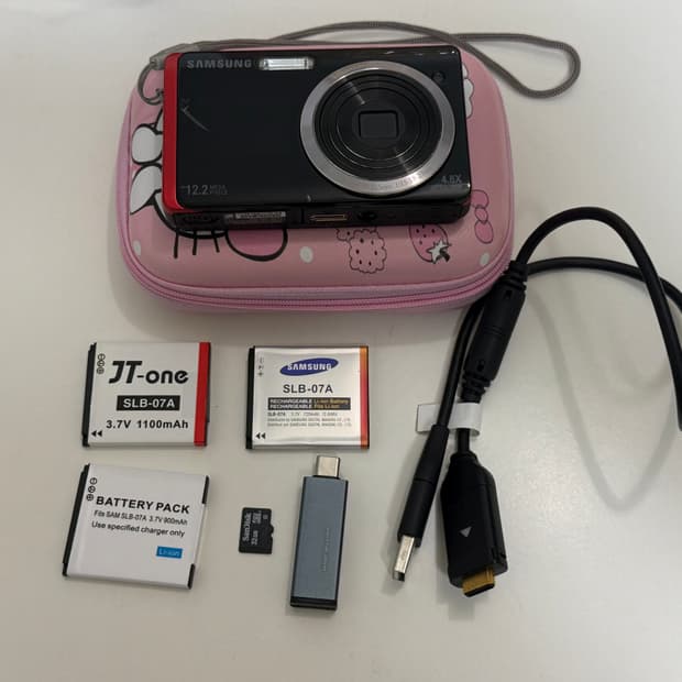 삼성 vluu st550 디지털 카메라 한효주 디카