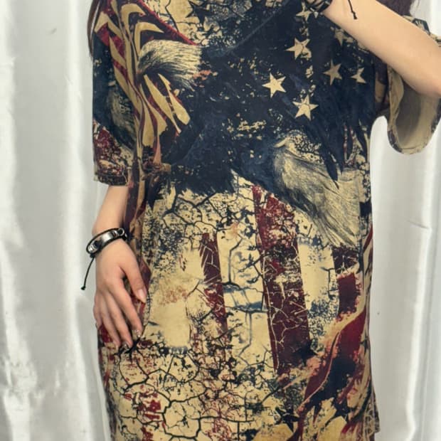 Eagle printed short sleeve