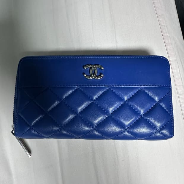 샤넬 퀼팅 장지갑