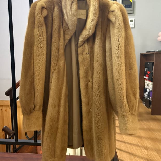 리얼 밍크 코트