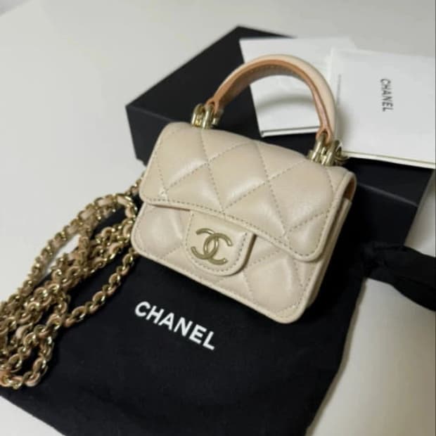 샤넬 탑핸들 미니백 풀박스