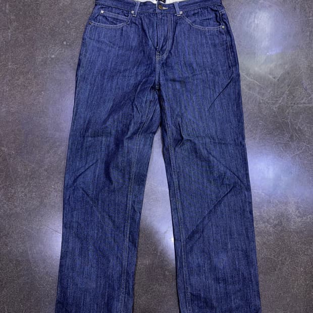 Lee 코듀라 컴포트 스트레이트핏 생지 딥인디고 데님팬츠 32