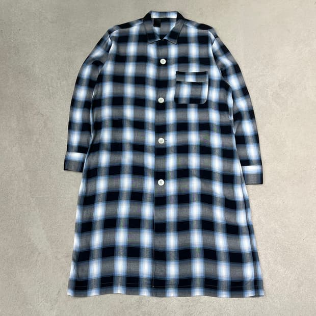 엔할리우드 체크 셔츠 원피스 s10016