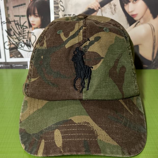 폴로 빅포니 넘버3 카고 볼캡