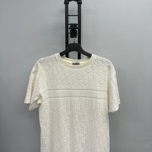 디올 오블리크 테리 반팔 S