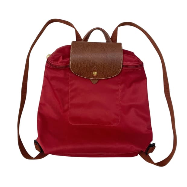 롱샴 르플리아쥬 레드 백팩