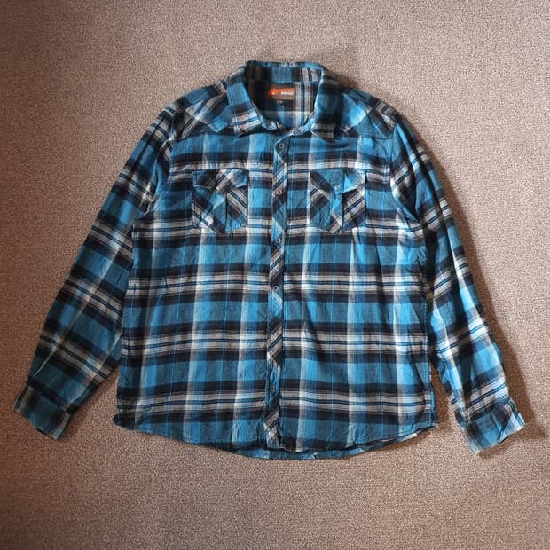 미국 수입 플란넬 체크 셔츠 no.4