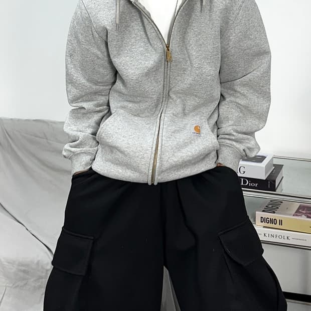 칼하트 미드웨이트 후드집업 S