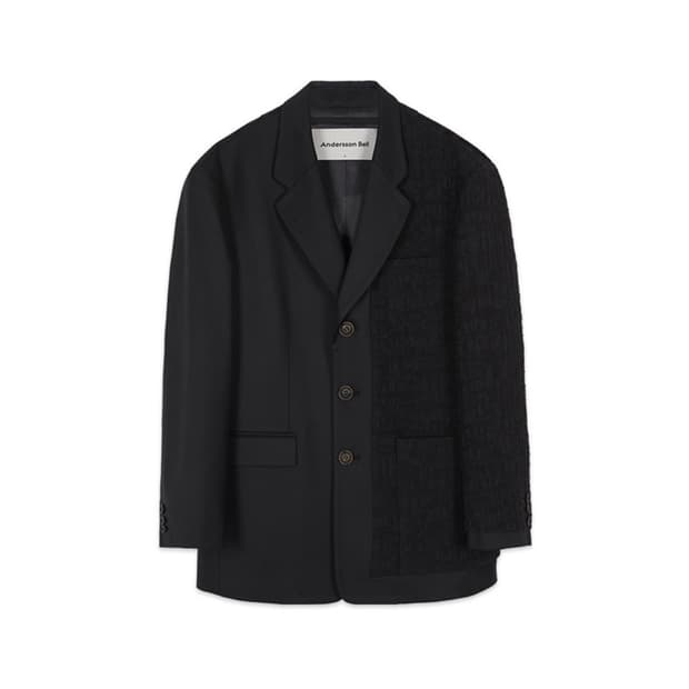 앤더슨벨 시그니처 22 자카드 울 자켓 S