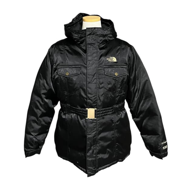 노스페이스 여성 HYVENT 550 롱패딩 블랙