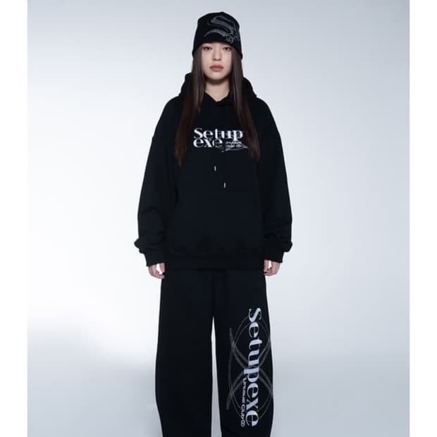 Setupexe 실버 스티치 로고 트레이닝 세트