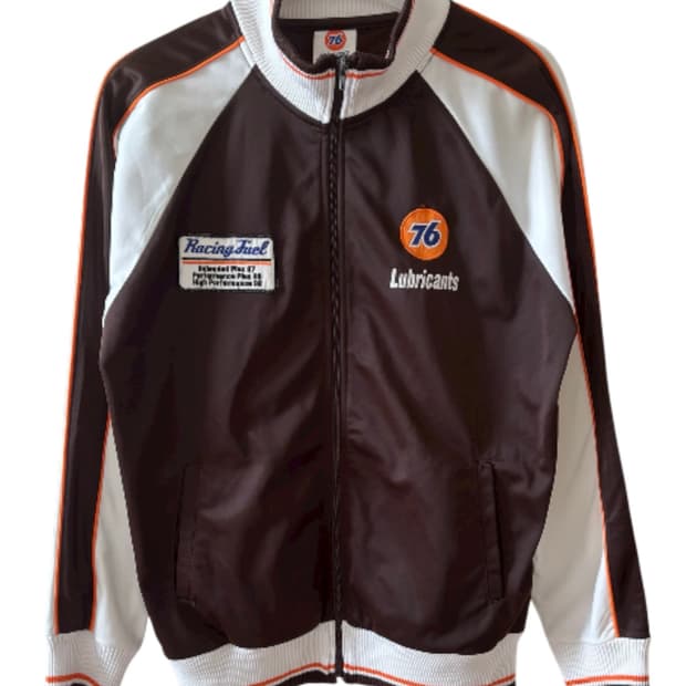 76 Lubricants 레이싱 져지 집업 자켓 L