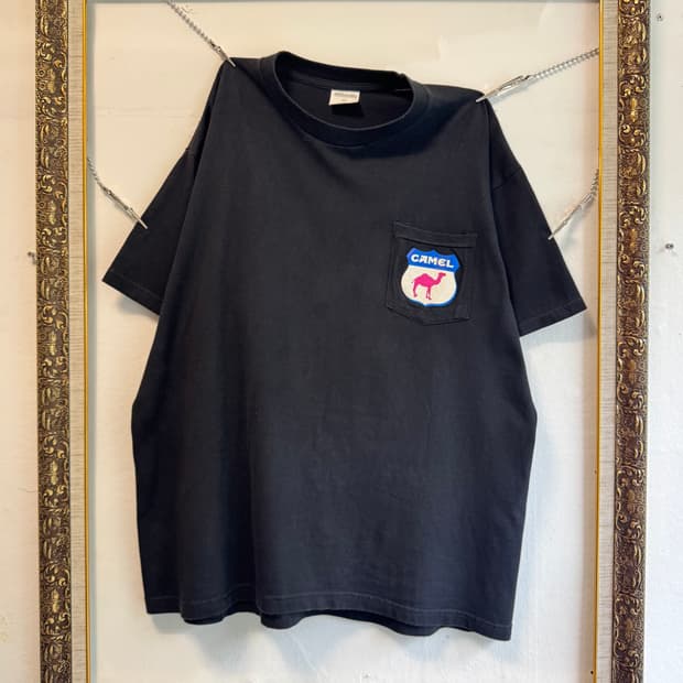 빈티지 90s Camel Pocket 카멜 포켓 티셔츠