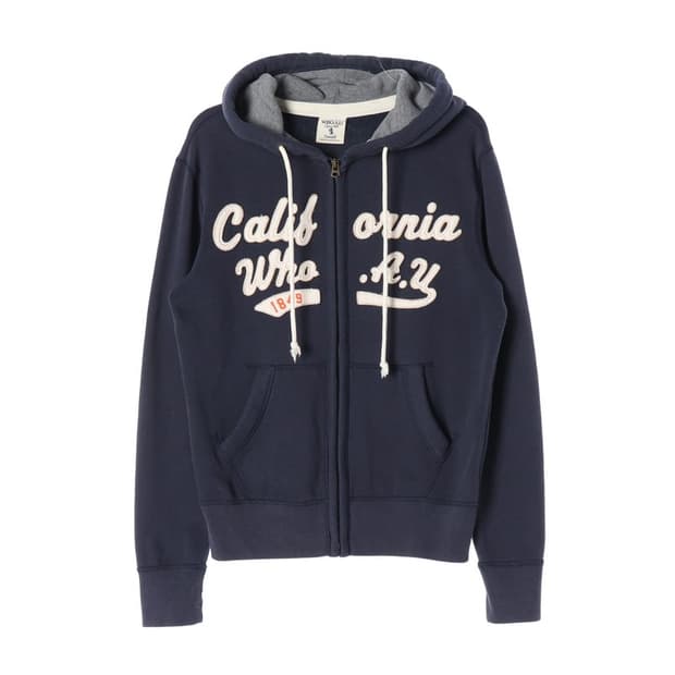후아유 캘리포니아 빈티지 네이비 후드집업 XS