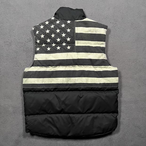데님앤서플라이 성조기 덕다운 베스트 자켓