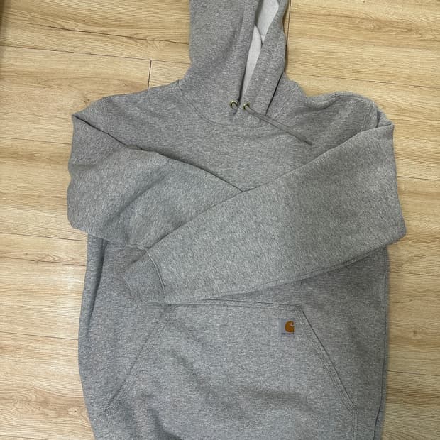 칼하트 루즈핏 미드웨이트 레귤러 후드 헤더그레이