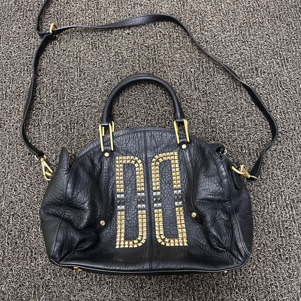 DAKS 닥스 빅로고 여성 크로스백 숄더백 가방 블랙