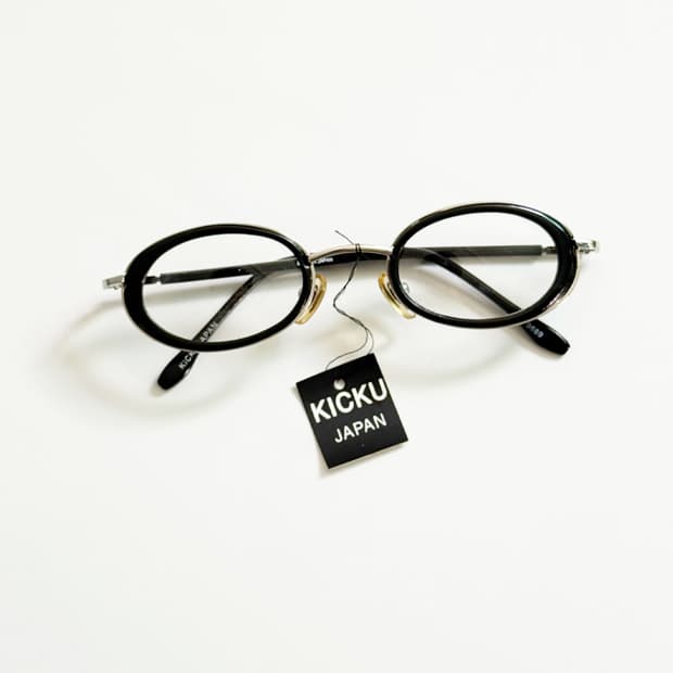 90s KICKU JAPAN 라운드 오벌 콤비네이션 빈티지 안경